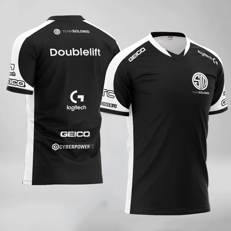 LCS TSM Double lift Bjergsen Uniform Team Solomid Player Jersey ID T Shirts Tee Shirt Clothing Men Women Customized Style Tops