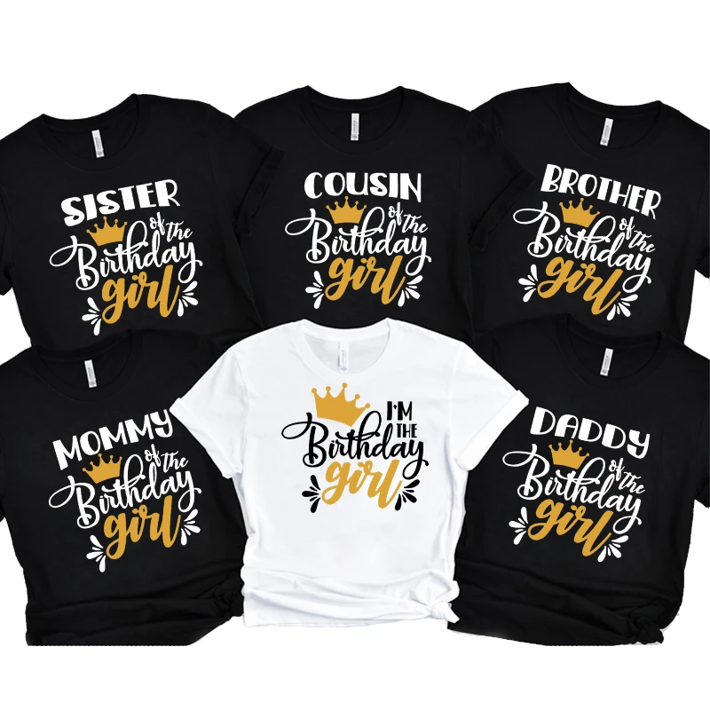 Birthday Squad T-Shirt Family Matching Unisex Tees Birthday Girls Party Clothing Fashion Graphic Y2k Tops Women Harajuku Clothes Birthday Squad T-Shirt Family Matching Unisex Tees Birthday Girls Party Clothing Fashion Graphic Y2k Tops Women Harajuku Clothes