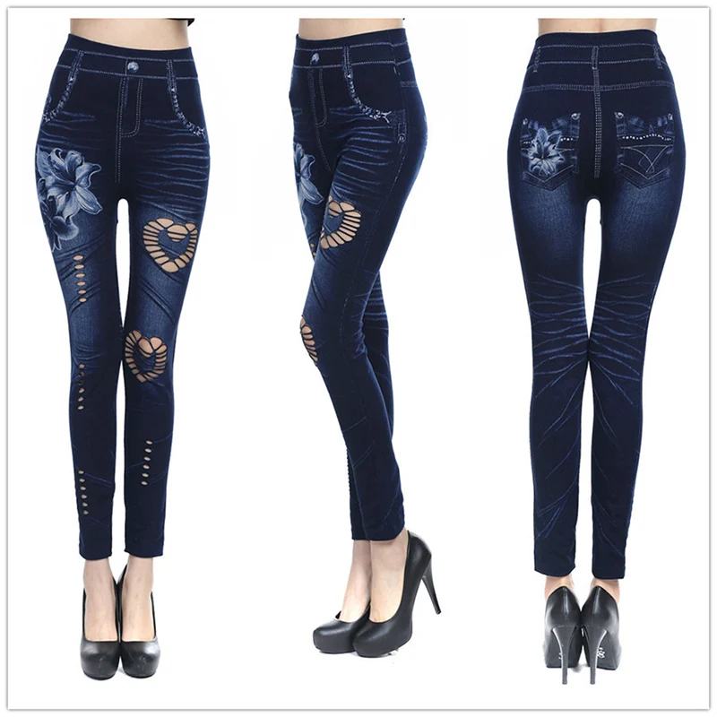 Hot Sexy Women Jean Skinny Jeggings Pants high waist leggings female print ankle-length Slim Legging Fitness Plus Size Hot Sexy Women Jean Skinny Jeggings Pants high waist leggings female print ankle-length Slim Legging Fitness Plus Size