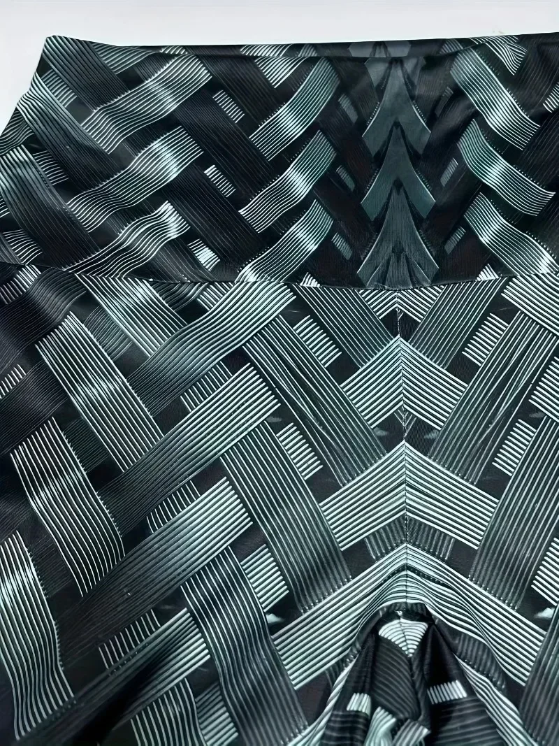 Women's Plus Size 1XL-5XL Randomly Printed High Waisted Slim Fitting Leggings for All Seasons Versatile Commuting Pants