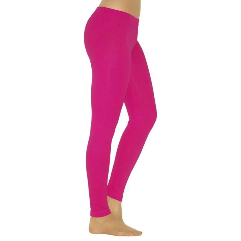 Women Solid Color Stretchy High Waist Slim Tights Leggings Pencil Pants Trousers Women Solid Color Stretchy High Waist Slim Tights Leggings Pencil Pants Trousers