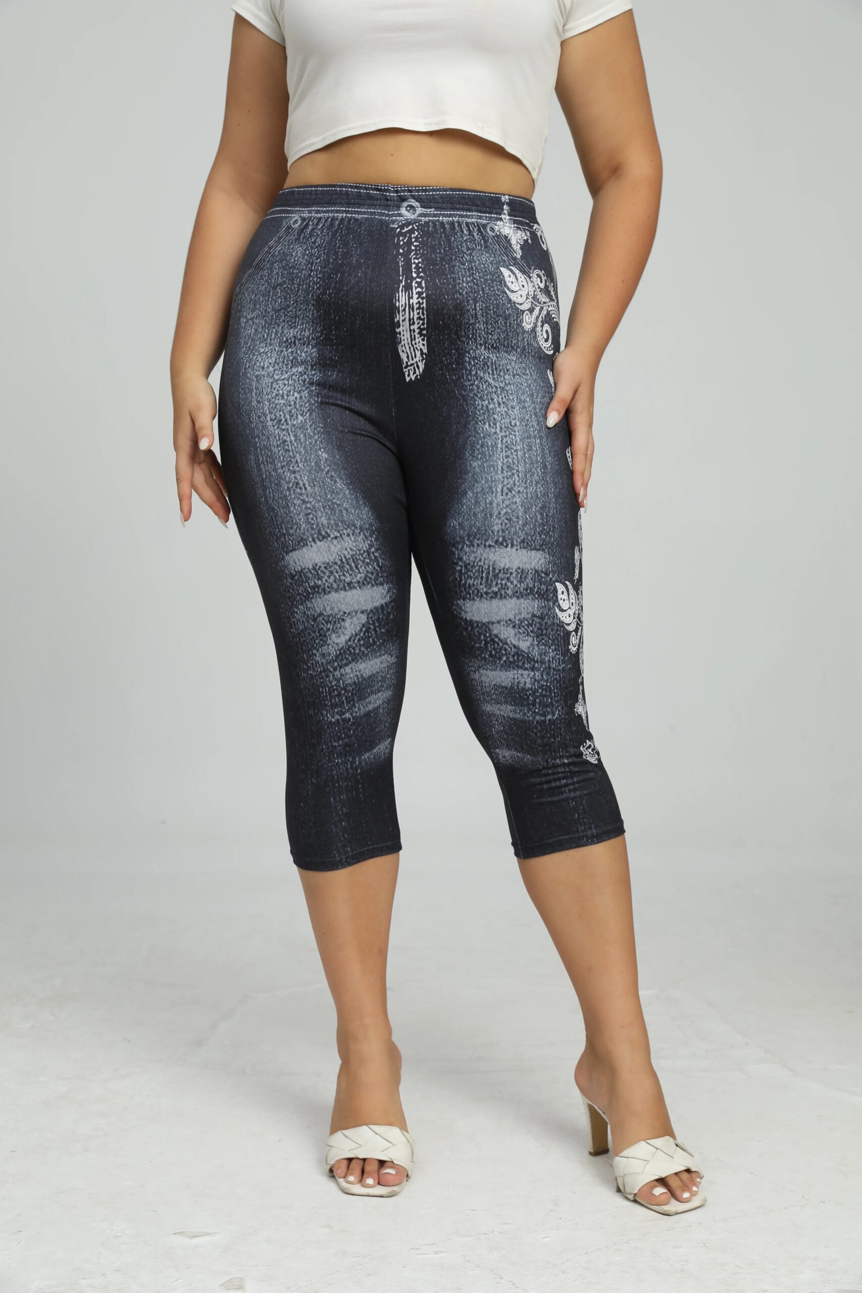 Women’s Casual Flower Printed Legging Pants Slim Ladies Fashion Jegging New In High Quality Clothing Plus Size XL-4XL Women's Casual Flower Printed Legging Pants Slim Ladies Fashion Jegging New In High Quality Clothing Plus Size XL-4XL