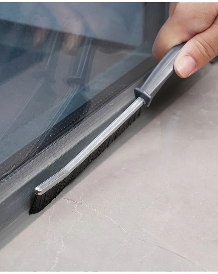 Cleaning Brush for Fine Seam Corners Groove Window Cleaning Tools Kitchen Bathroom Tiles Joints Brush Microfiber Toilet WC Brush