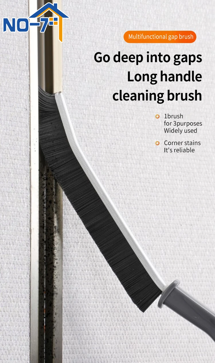 Cleaning Brush for Fine Seam Corners Groove Window Cleaning Tools Kitchen Bathroom Tiles Joints Brush Microfiber Toilet WC Brush