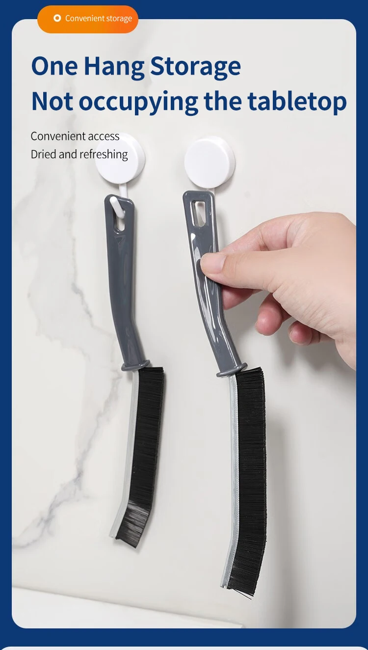 Cleaning Brush for Fine Seam Corners Groove Window Cleaning Tools Kitchen Bathroom Tiles Joints Brush Microfiber Toilet WC Brush