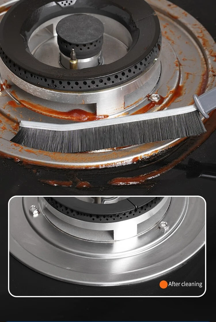 Cleaning Brush for Fine Seam Corners Groove Window Cleaning Tools Kitchen Bathroom Tiles Joints Brush Microfiber Toilet WC Brush