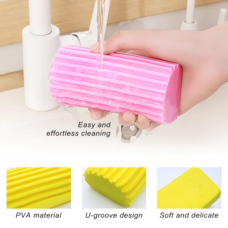 Magical Dust Cleaning Sponges Pva Sponge Damp Clean Duster For Cleaning Blinds Glass Baseboards Vents Railings Mirrors Window Magical Dust Cleaning Sponges Pva Sponge Damp Clean Duster For Cleaning Blinds Glass Baseboards Vents Railings Mirrors Window