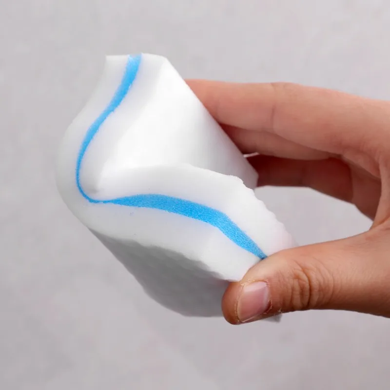 1/10PCS Cleaning Sponge Eraser Blue White High Density Nano Sponge Block for Kitchen Office Bathroom Thickened Double Cleaner