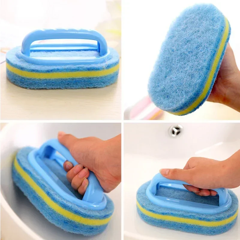 Kitchen Bathroom Toilet Cleaning magic sponge Glass Wall Cleaning Bath Brush Handle Sponge Ceramic Window Slot Clean Brush Kitchen Bathroom Toilet Cleaning magic sponge Glass Wall Cleaning Bath Brush Handle Sponge Ceramic Window Slot Clean Brush