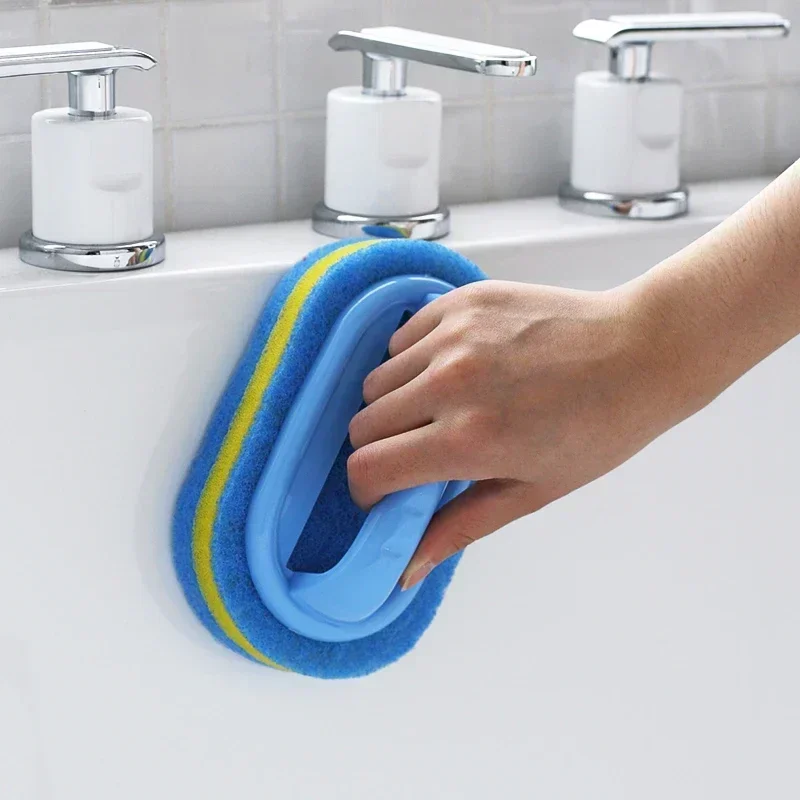Kitchen Bathroom Toilet Cleaning magic sponge Glass Wall Cleaning Bath Brush Handle Sponge Ceramic Window Slot Clean Brush Kitchen Bathroom Toilet Cleaning magic sponge Glass Wall Cleaning Bath Brush Handle Sponge Ceramic Window Slot Clean Brush