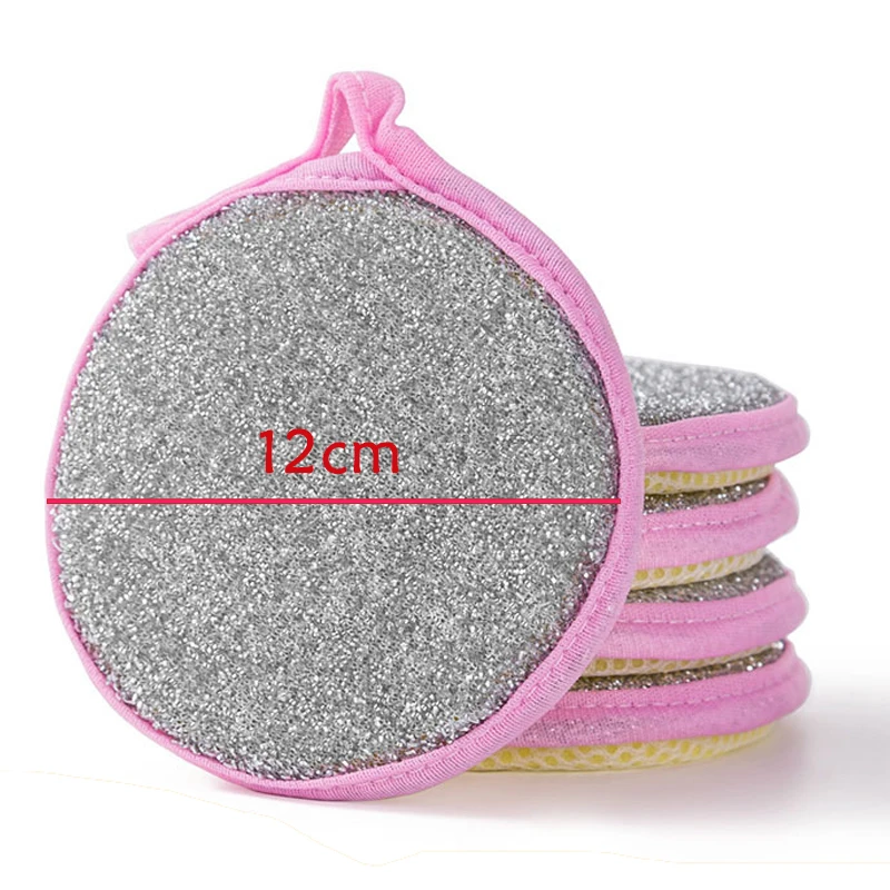 5/10Pcs Double Side Dishwashing Sponge Dish Washing Brush Pan Pot Dish Wash Sponges Household Cleaning Kitchen Tools