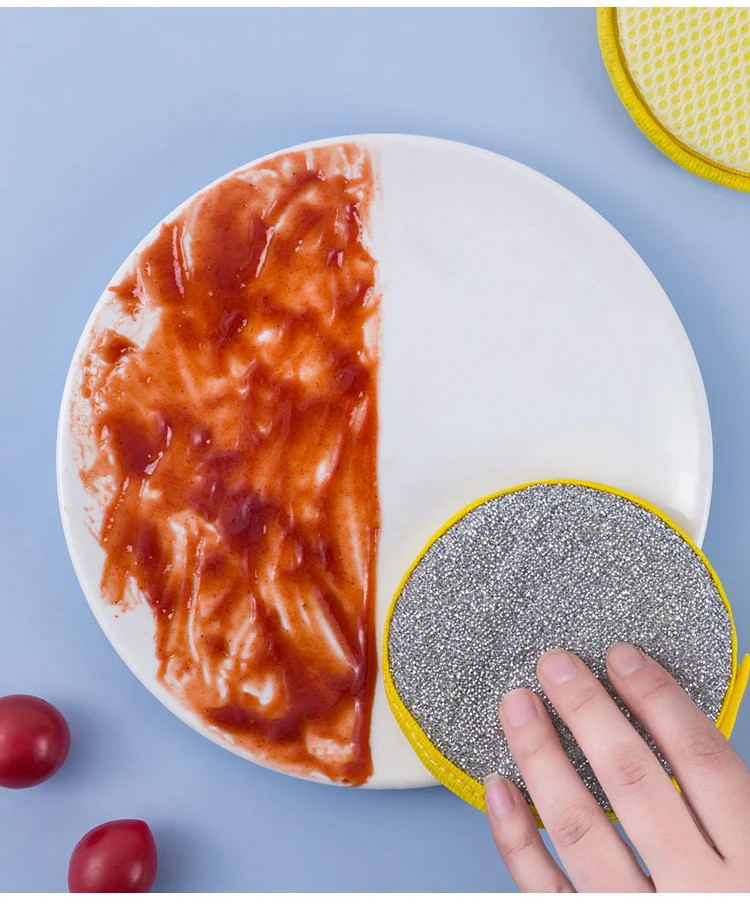5/10Pcs Double Side Dishwashing Sponge Dish Washing Brush Pan Pot Dish Wash Sponges Household Cleaning Kitchen Tools