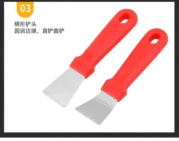 Ice Remover Tool Kitchen Clean Gadget Portable Useful Fridge Tools Defrosting Shovel Freezer Ice Scraper Shovel Stainless Steel