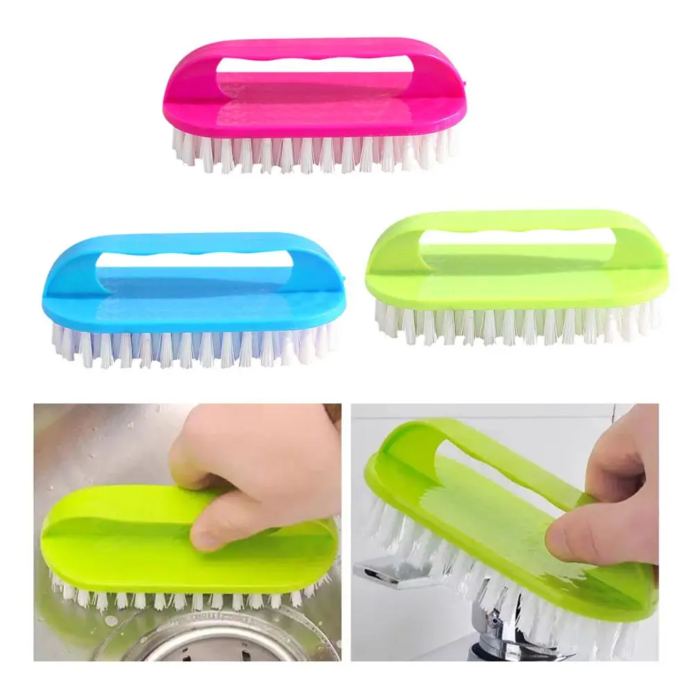Multi-purpose Plastic Laundry Brush Washing Pot Brushs Wool Colorful Hard Laundry Fashio Cleaning Washing Household Tools O3c3