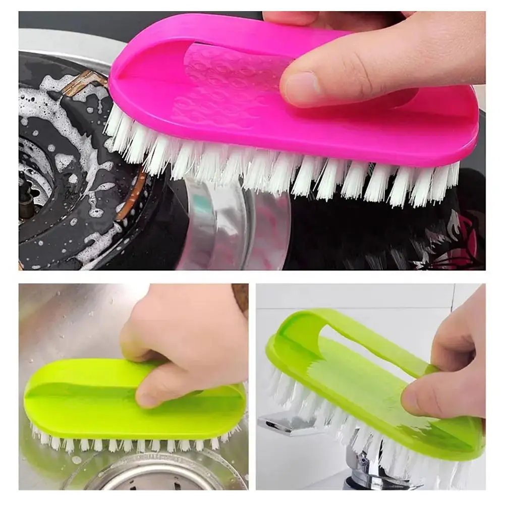 Multi-purpose Plastic Laundry Brush Washing Pot Brushs Wool Colorful Hard Laundry Fashio Cleaning Washing Household Tools O3c3