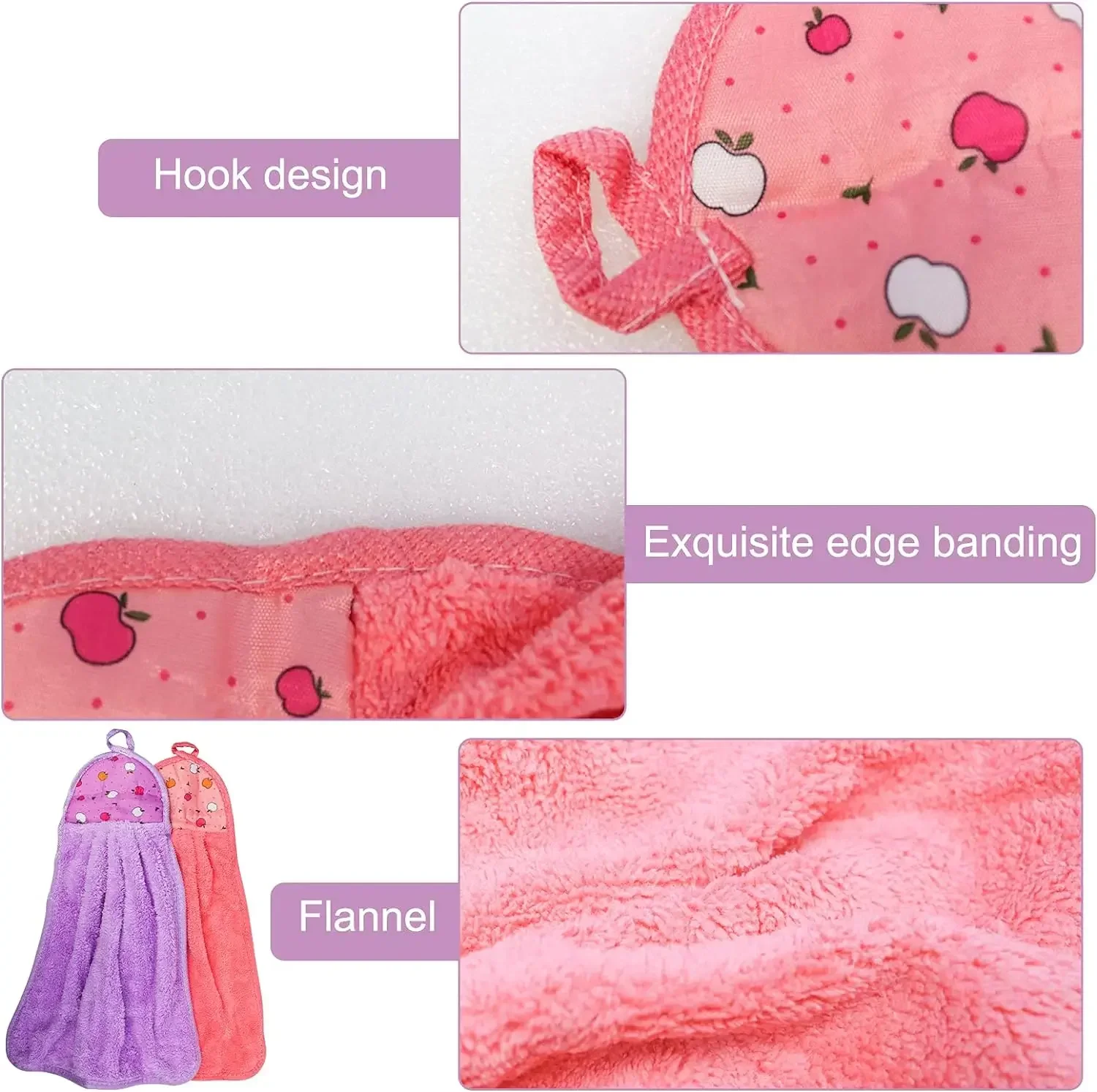 4Pc Small Cleaning Cloth Dishcloth Hand Towel Useful Thing for Kitchen Children Cartoon Bathroom Housework Hanging Type Cute Rag 4Pc Small Cleaning Cloth Dishcloth Hand Towel Useful Thing for Kitchen Children Cartoon Bathroom Housework Hanging Type Cute Rag