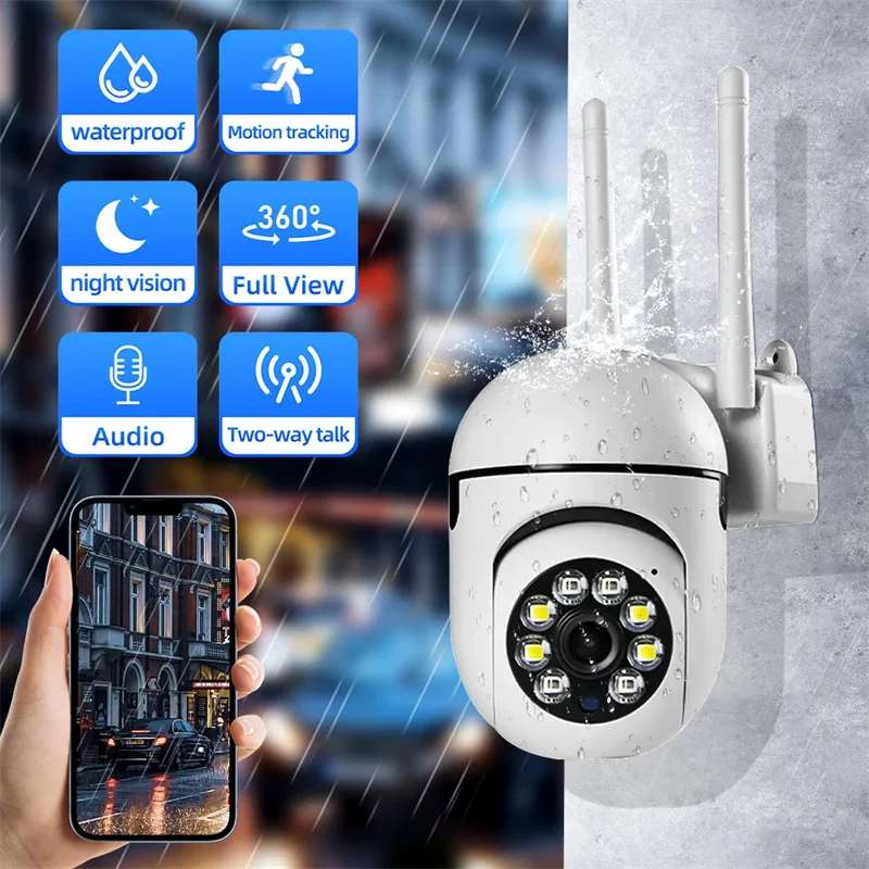 Smart 2.4G WiFi Camera for Home Security Video Surveillance Supprt Two Way Audio Mobile Motion Outdoor/Outside Night Vision Smart 2.4G WiFi Camera for Home Security Video Surveillance Supprt Two Way Audio Mobile Motion Outdoor/Outside Night Vision