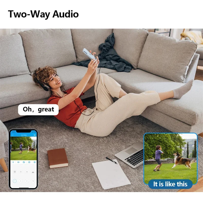 2.4G WiFi Indoor Camera Smart Home Security Video Surveillance Supprt Two Way Audio Mobile Motion