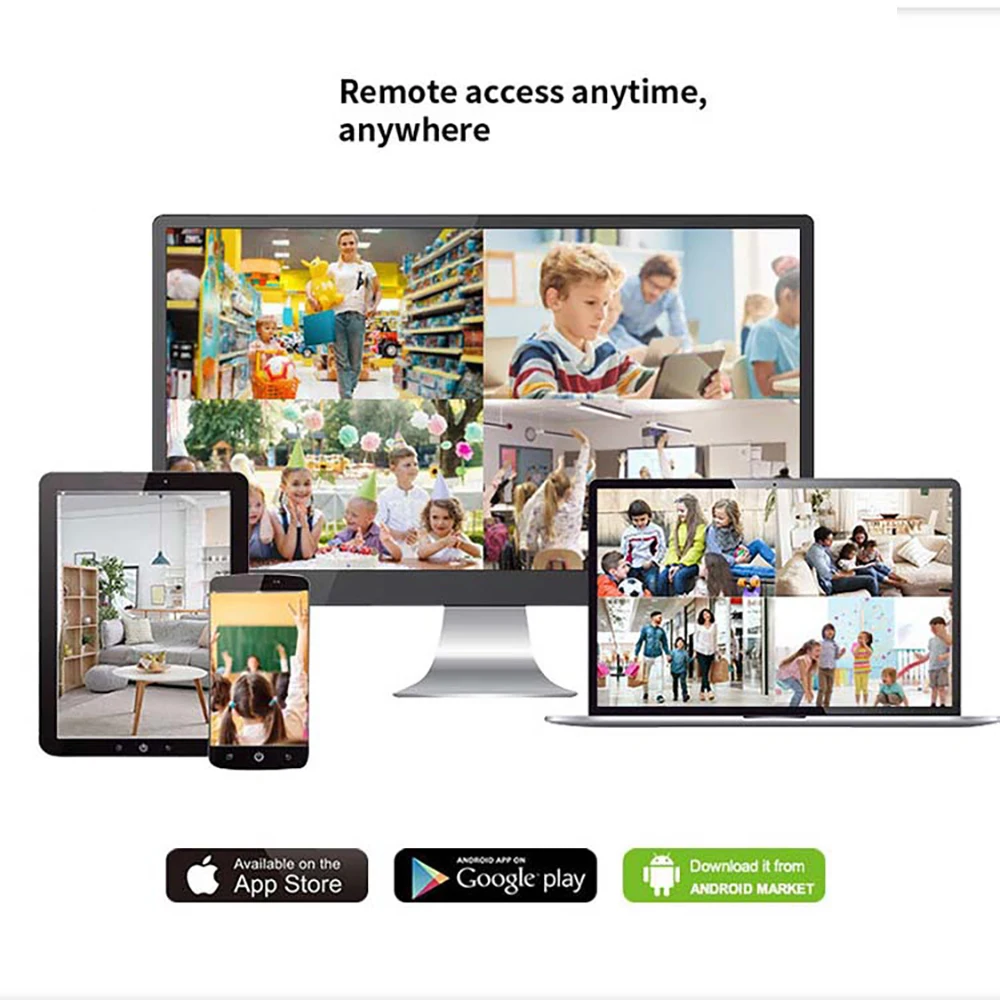 10 pcs /Lot 4 Solar WiFi Camera Security Kit System 4TB Wireless  4MP CCTV System NVR Outdoor Ptz Video Surveillance with App