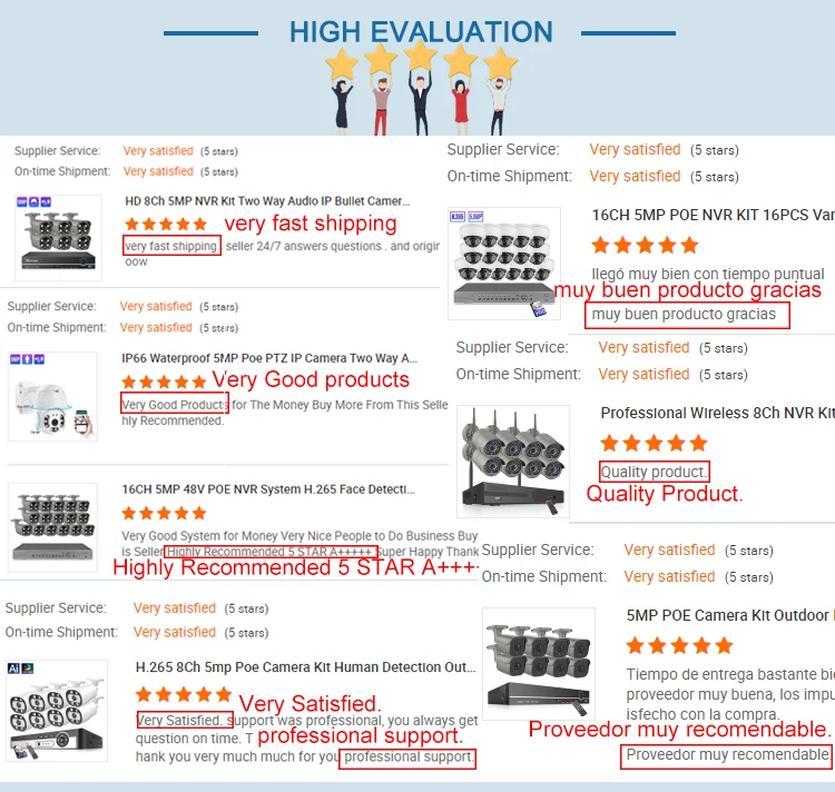 Products subject to negotiation8CH 8MP Poe Camera NVR Kit Outdoor Security Video Surveillance Camera System AI Face Detection