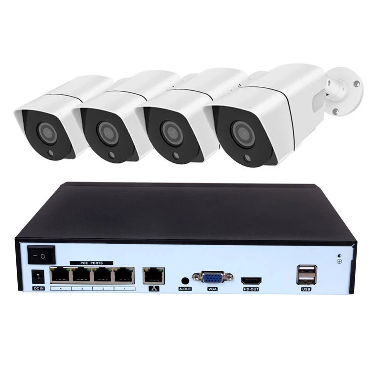 2023 H.265 4 Channel 5MP Network Waterproof IP Cameras Indoor Outdoor Video Surveillance Security System POE NVR Kit 2023 H.265 4 Channel 5MP Network Waterproof IP Cameras Indoor Outdoor Video Surveillance Security System POE NVR Kit