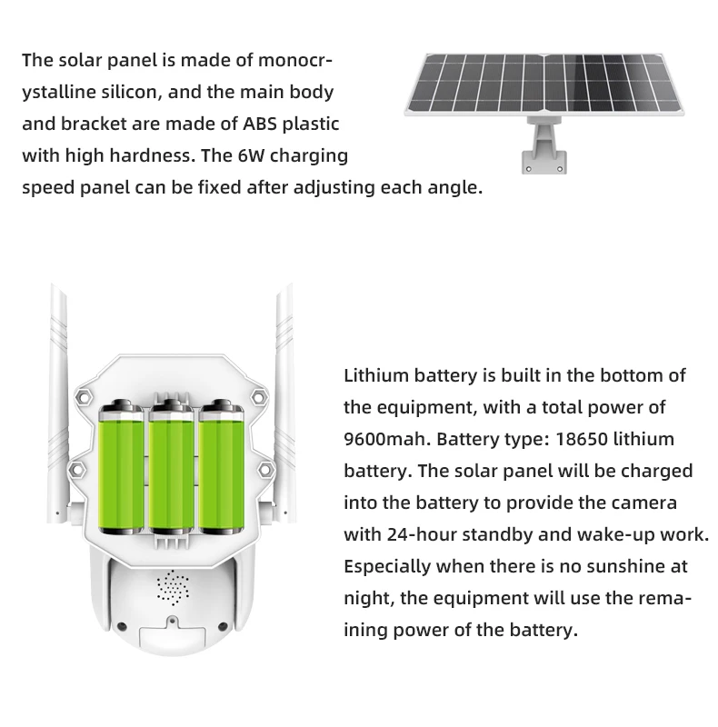 Cheap Price Outdoor House PTZ Video CCTV Wireless Security Surveillance System Solar Panel Powered Battery 4G Camera
