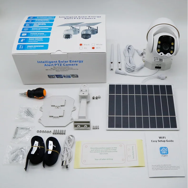 Cheap Price Outdoor House PTZ Video CCTV Wireless Security Surveillance System Solar Panel Powered Battery 4G Camera