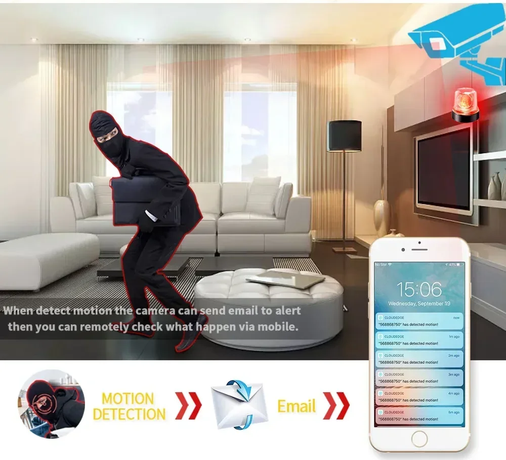 2MP WiFi Surveillance Camera Color Night Auto Tracking CCTV IP WiFi Camera Security Protection Home Surveillance Camera Monitor