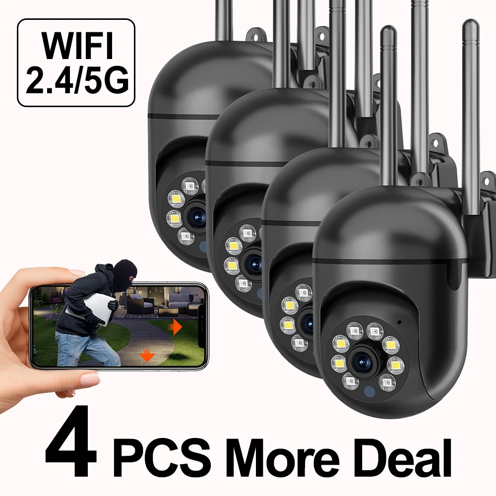 2MP WiFi Surveillance Camera Color Night Auto Tracking CCTV IP WiFi Camera Security Protection Home Surveillance Camera Monitor 2MP WiFi Surveillance Camera Color Night Auto Tracking CCTV IP WiFi Camera Security Protection Home Surveillance Camera Monitor