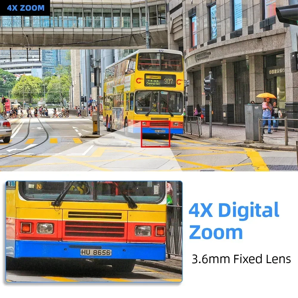 2MP WiFi Surveillance Camera Color Night Auto Tracking CCTV IP WiFi Camera Security Protection Home Surveillance Camera Monitor