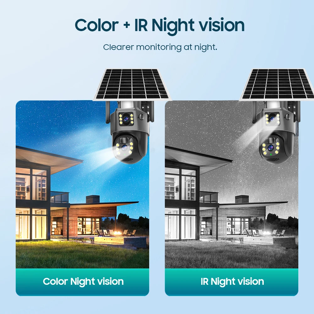 Linook V380, Wireless 4G SIM card outdoor solar camera waterproof 360 dual lens 4K, CCTV security protection IP camera, Linook V380, Wireless 4G SIM card outdoor solar camera waterproof 360 dual lens 4K, CCTV security protection IP camera,