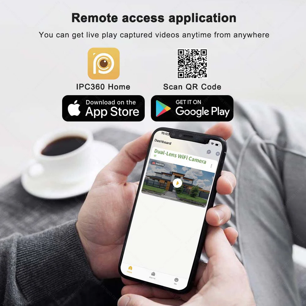 6K 12MP Security WiFi Camera Outdoor Three Screens PTZ Cameras Ai Motion Detection CCTV Video Surveillance Cam Waterproof Camera