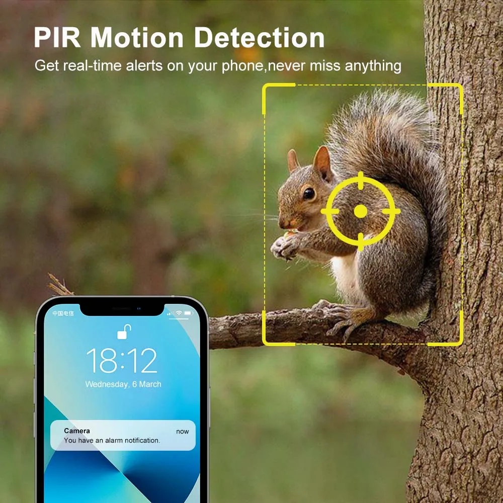 4G SIM IP Solar Camera 2K 4MP Outdoor Wireless WIFI Wildlife Camera PTZ Video Surveillance Security Protection CCTV Monitor