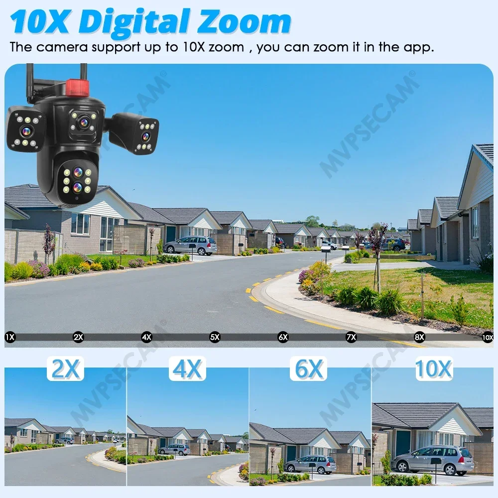 20MP Four screens 10X Zoom WiFi IP Camera 10K CCTV PTZ Cam Auto Tracking Video Outdoor Wifi Surveillance Cameras 20MP Four screens 10X Zoom WiFi IP Camera 10K CCTV PTZ Cam Auto Tracking Video Outdoor Wifi Surveillance Cameras