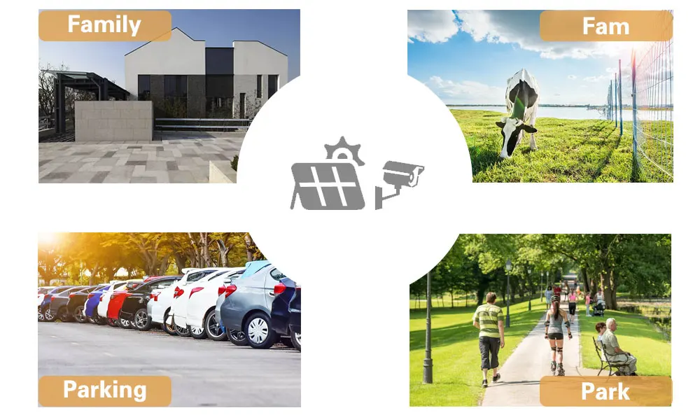 4K WiFi Solar Camera Outdoor PTZ IP Camera With Solar Panel Recharge Battery 8MP CCTV Video Surveillance Cameras Auto Tracking