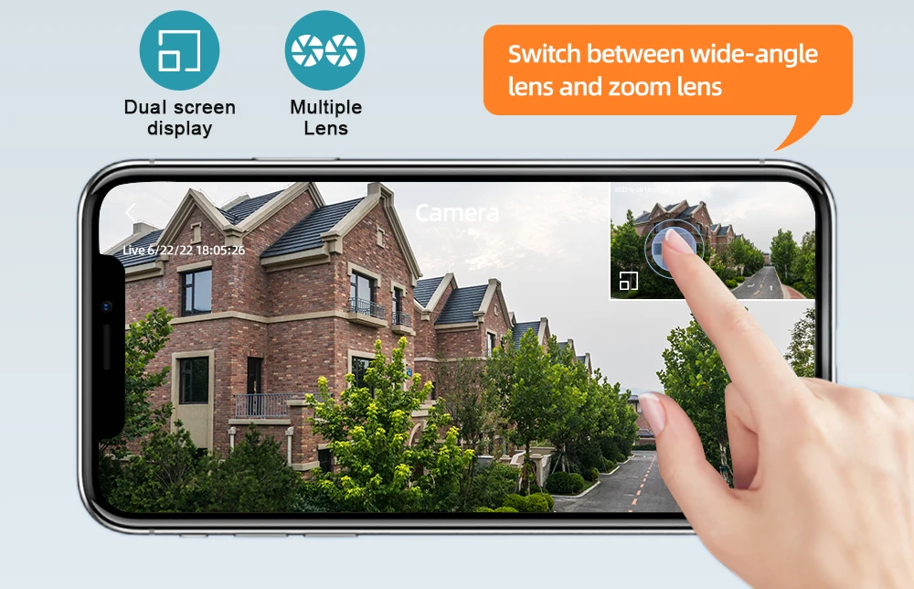 4K WiFi Solar Camera Outdoor PTZ IP Camera With Solar Panel Recharge Battery 8MP CCTV Video Surveillance Cameras Auto Tracking