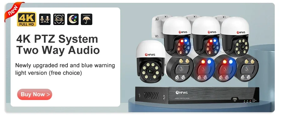 4K video camera 8MP  Auto Focus Poe  ip camera  H.265 Onvif AI Face Detection Humanoid  CCTV Home  surveillance cameras