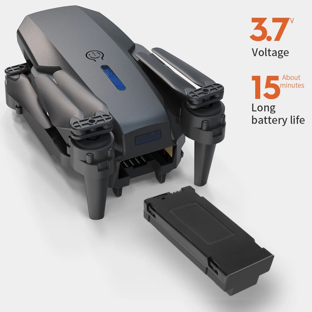 E88Pro 4K WIFI FPV Professional Grade RC Drone Foldable Helicopter 1080P Wide Angle HD Dual Camera Height Hold Gift Toy E88Pro 4K WIFI FPV Professional Grade RC Drone Foldable Helicopter 1080P Wide Angle HD Dual Camera Height Hold Gift Toy