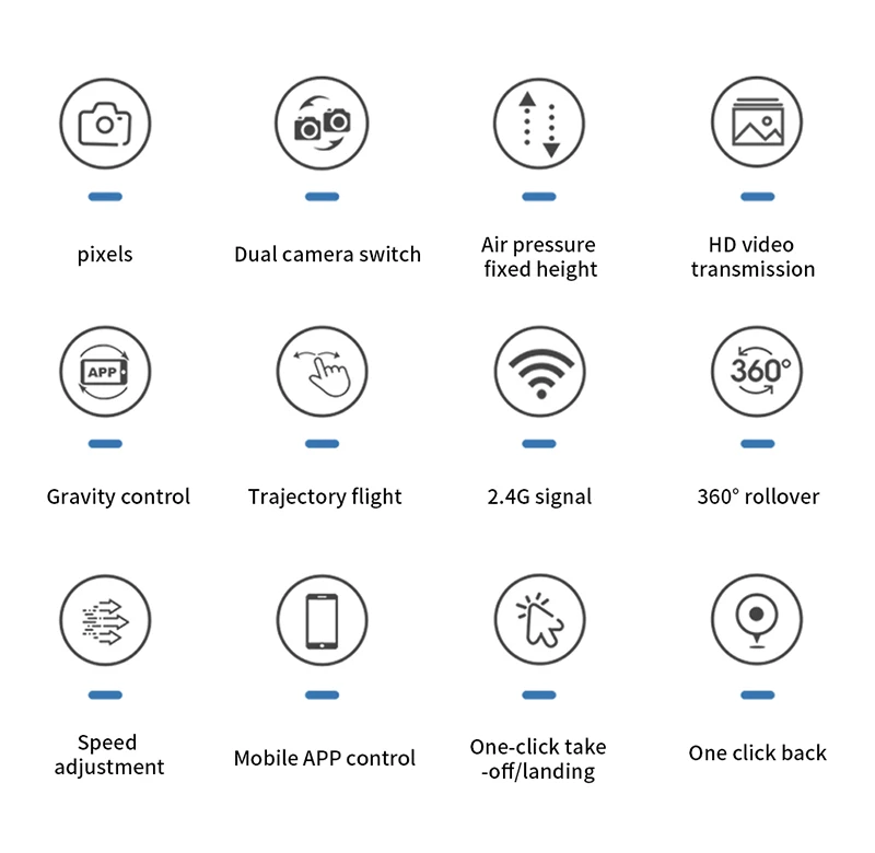 E88Pro 4K WIFI FPV Professional Grade RC Drone Foldable Helicopter 1080P Wide Angle HD Dual Camera Height Hold Gift Toy