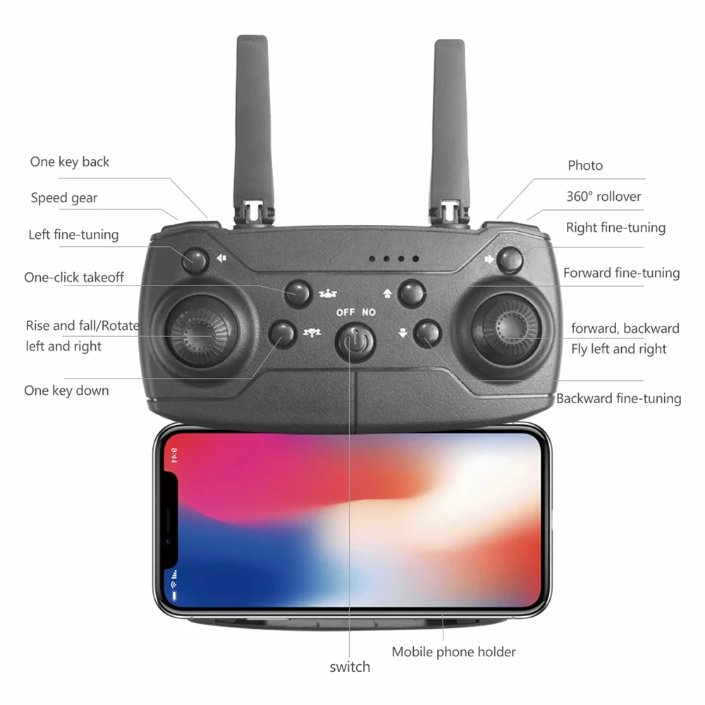 Professional Drone E88 4K Wide-Angle HD 1080P Camera WiFi FPV Height Hold Foldable RC Drone Quadrotor Helicopter Children’s Toys Professional Drone E88 4K Wide-Angle HD 1080P Camera WiFi FPV Height Hold Foldable RC Drone Quadrotor Helicopter Children's Toys