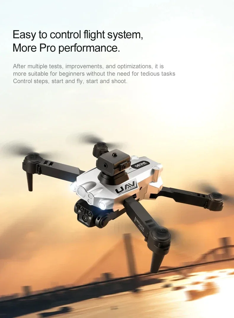 LU200 Pro Drone 8k Gps Professional Wifi FPV Three Camera Aerial Photography Triple-camera Obstacle Avoidance Brushless RC10000m
