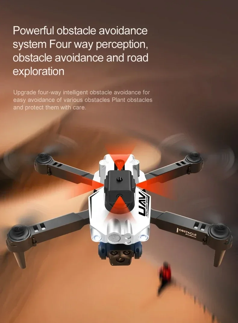 LU200 Pro Drone 8k Gps Professional Wifi FPV Three Camera Aerial Photography Triple-camera Obstacle Avoidance Brushless RC10000m