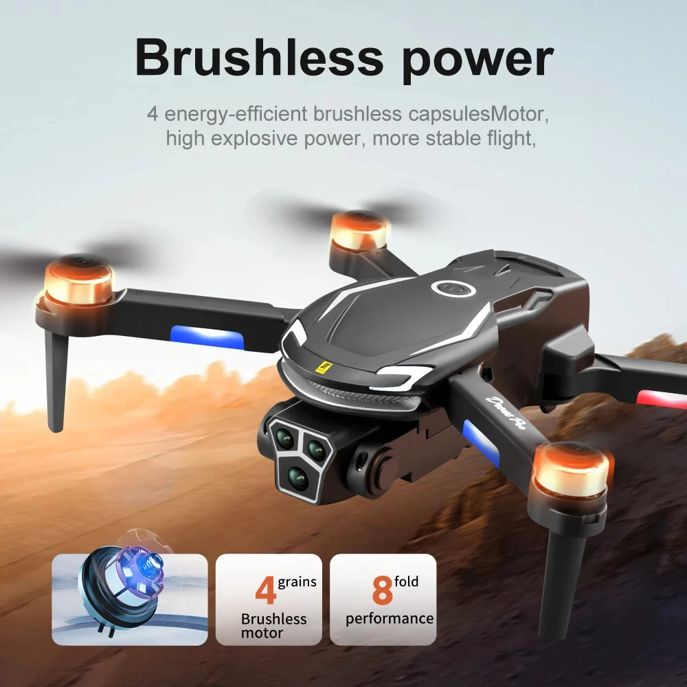 Xiaomi V888 Drone 8K HD Triple Camera GPS Professional Obstacle Avoidance Optical Flow Positioning Brushless Upgraded Quadcopter
