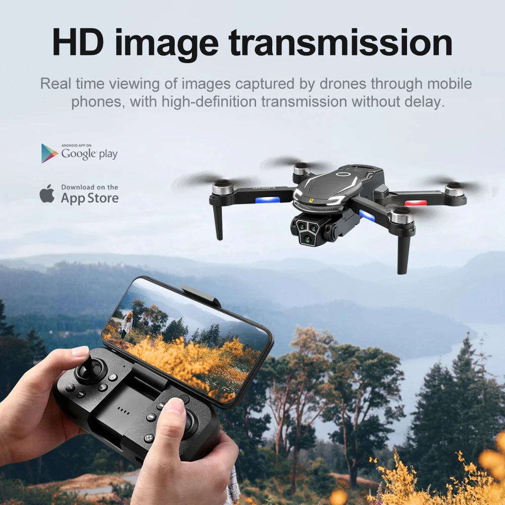 Xiaomi V888 Drone 8K HD Triple Camera GPS Professional Obstacle Avoidance Optical Flow Positioning Brushless Upgraded Quadcopter