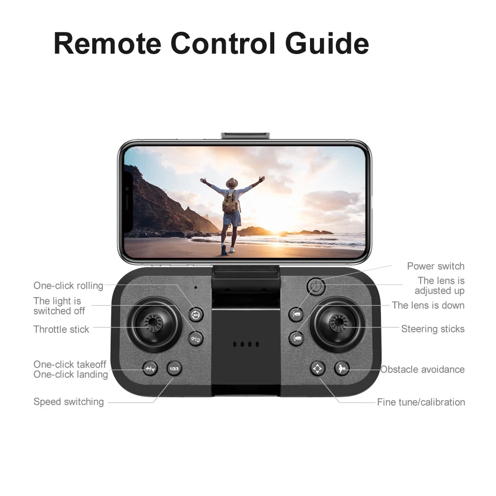 Xiaomi V888 Drone 8K HD Triple Camera GPS Professional Obstacle Avoidance Optical Flow Positioning Brushless Upgraded Quadcopter