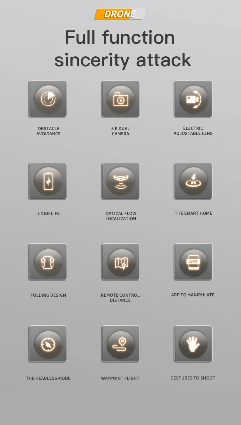 Xiaomi P15 Drone Professional 8K HD HiFi Dual Camera Brushless Motor GPS Obstacle Avoidance Optical Flow Positioning Remote Toys