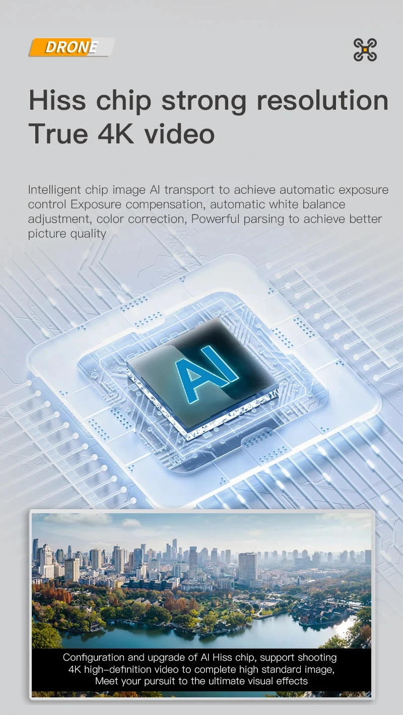 Xiaomi P15 Drone Professional 8K HD HiFi Dual Camera Brushless Motor GPS Obstacle Avoidance Optical Flow Positioning Remote Toys