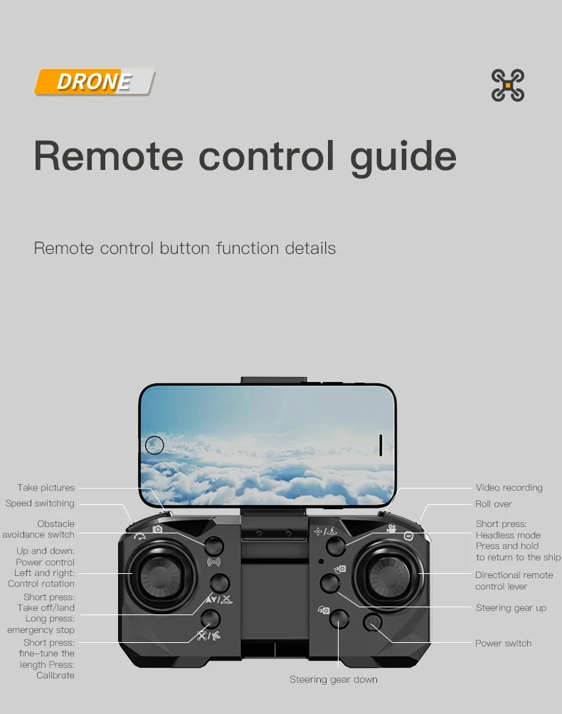 Xiaomi P15 Drone Professional 8K HD HiFi Dual Camera Brushless Motor GPS Obstacle Avoidance Optical Flow Positioning Remote Toys