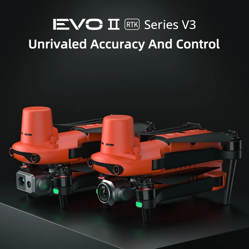 Autel Robotics EVO 2 II Pro RTK V3 / EVO II Dual 640T RTK V3 Ruuged Bundle Smart RC V3 Double RC Mapping Drone IN Stock