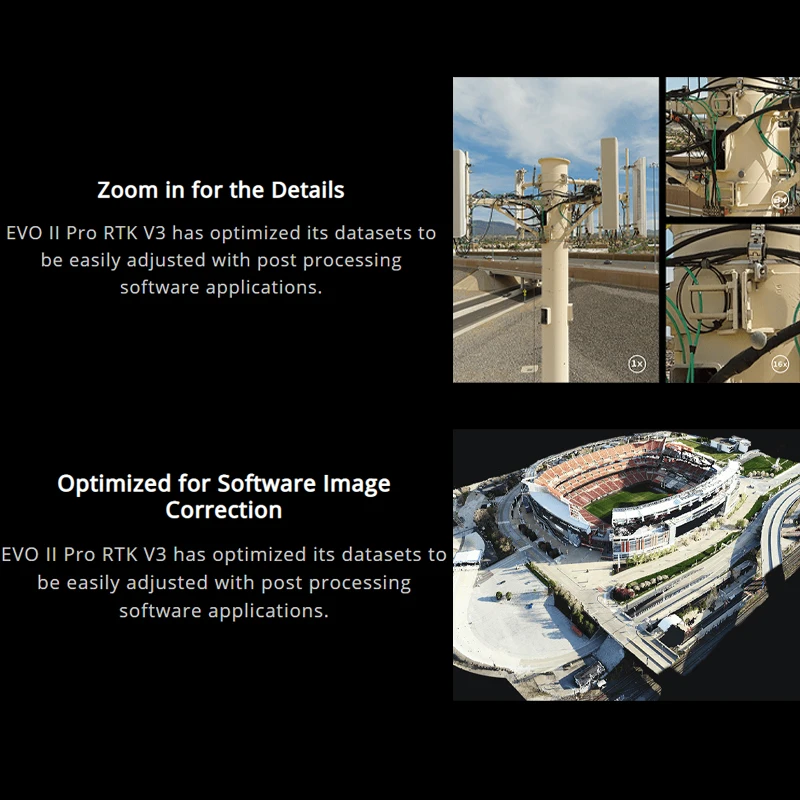 Autel Robotics EVO 2 II Pro RTK V3 / EVO II Dual 640T RTK V3 Ruuged Bundle Smart RC V3 Double RC Mapping Drone IN Stock